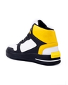 Shop Men's White & Yellow Color Block Casual Shoes-Full