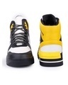 Shop Men's White & Yellow Color Block Casual Shoes