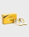 Shop Men's White & Yellow Lemonade Color Block Low Top Sneakers