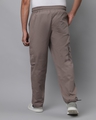 Shop Men's Wind Grey Loose Comfort Fit Cargo Parachute Pants-Full