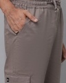 Shop Men's Wind Grey Loose Comfort Fit Cargo Parachute Pants