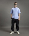 Shop Men's Blue Oversized T-shirt