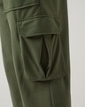 Shop Men's Winter Moss Green Oversized Cargo Joggers