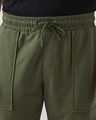 Shop Men's Winter Moss Green Oversized Cargo Joggers