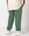 Shop Men's Winter Moss Green Oversized Plus Size Acid Wash Joggers-Design