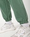 Shop Men's Winter Moss Green Oversized Plus Size Acid Wash Joggers