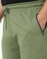 Shop Men's Winter Moss Green Oversized Plus Size Joggers