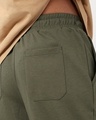 Shop Men's Winter Moss Green Nasa Typography Oversized Joggers