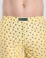 Shop Men's Yellow All Over Printed Cotton Boxers