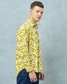 Shop Men's Yellow All Over Printed Oversized Shirt-Design