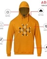 Shop Men's Yellow Always Stay Strong Graphic Printed Hoodie-Design