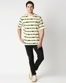 Shop Men's Yellow AOP Oversized T-shirt