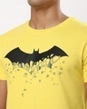 Shop Men's Yellow Batman T-shirt