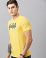 Shop Men's Yellow & Black Batman Printed Rogue T-shirt-Design