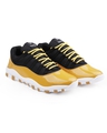 Shop Men's Yellow & Black Color Block Sneakers-Full