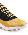 Shop Men's Yellow & Black Color Block Sneakers