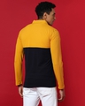 Shop Men's Yellow & Blue Color Block Cotton Shirt-Design