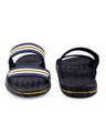 Shop Men's Yellow & Blue Striped Slippers