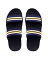 Shop Men's Yellow & Blue Striped Slippers