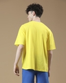 Shop Men's Yellow Bong Guy Graphic Printed Oversized T-shirt-Full