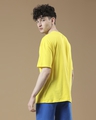 Shop Men's Yellow Bong Guy Graphic Printed Oversized T-shirt