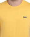 Shop Men's Yellow Casual T-shirt