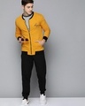 Shop Men's Yellow Color Block Jacket-Full