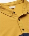 Shop Men's Yellow Colorblocked Stylish Full Sleeve Casual Shirt