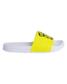 Shop Men's Yellow Dab Printed Sliders-Design