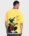 Shop Men's Yellow Deku Graphic Printed Oversized T-shirt-Design