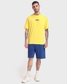 Shop Men's Yellow Deku Graphic Printed Oversized T-shirt