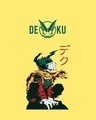 Shop Men's Yellow Deku Graphic Printed Oversized T-shirt