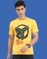 Shop Men's Yellow Doc Ock Graphic Printed T-shirt-Front