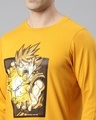 Shop Men's Yellow Dragon Ball Z - Power Through Graphic Printed T-shirt