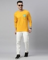 Shop Men's Yellow Dragon Pocket Graphic Printed T-shirt