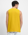 Shop Men's Yellow Enjoy Coca-Cola Typography Vest-Design