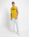 Shop Men's Yellow Enjoy Coca-Cola Typography Vest-Full