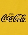 Shop Men's Yellow Enjoy Coca-Cola Typography Vest