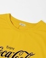 Shop Men's Yellow Enjoy Coca-Cola Typography Vest