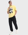 Shop Men's Yellow Genjutsu Graphic Printed Oversized T-shirt-Design