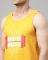 Shop Men's Yellow Graphic Printed Vest
