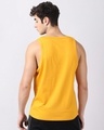 Shop Men's Yellow Graphic Printed Vest-Full