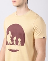 Shop Men's Yellow Anime Hakuna Matata Kame Graphic Printed T-shirt