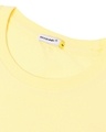 Shop Men's Yellow Happy Earth Typography Oversized T-shirt