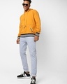 Shop Men's Yellow Hooded Sweatshirt-Full