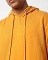 Shop Men's Yellow Hooded Sweatshirt