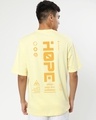 Shop Men's Yellow Hope Street Typography Oversized T-shirt-Design