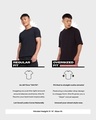 Shop Men's Yellow Karma Circle Typography Oversized T-shirt-Full