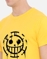 Shop Men's Yellow Law of Water Printed T-shirt-Full