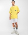 Shop Men's Yellow Local Legend Graphic Printed Oversized T-shirt